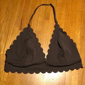 Urban Outfitters scalloped triangle bralette